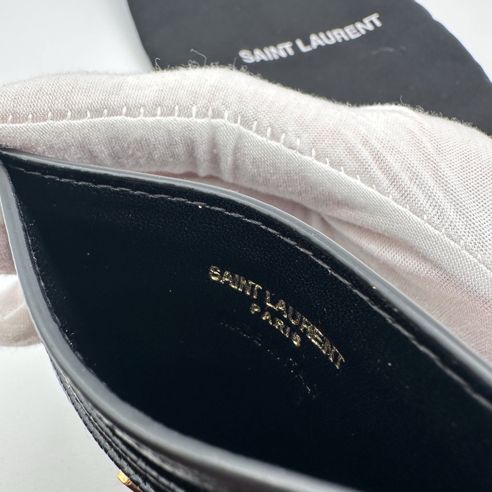 Saint Laurent Black Card Holder - Picture 5 of 8